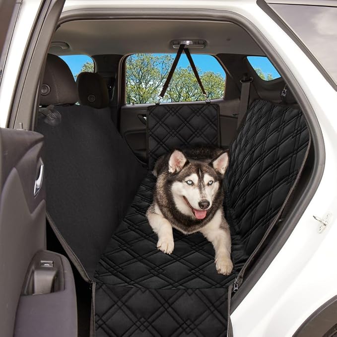 Meadowlark Dog Car Seat Cover, X-Large Heavy Duty Pet Seat Cover for Back Seat, Extra Padded Non-Slip Dog Hammock, Water-Resistant Back Seat Protector for Cars Trucks and SUVs (64” W x 60" L) - Image 5