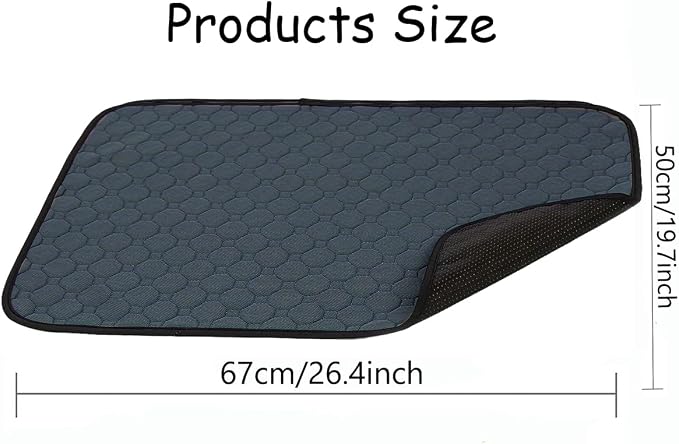2 Pack Guinea Pig Cage Liners - Washable Guinea Pig Pee Pads, Waterproof Reusable & Anti Slip Guinea Pig Bedding Fast and Super Absorbent Pee Pad for Small Animals Rabbit Hamster Rat - Image 7