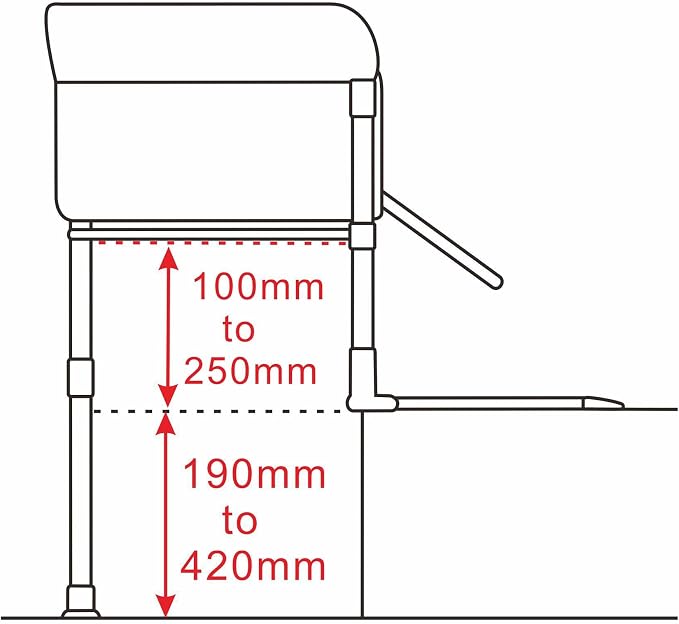 Englacha Close2Me Elevated Pet Bed - Bedside Mattress for Cats and Small Dogs - Comfortable, Cozy Design with Tool-Free Installation - Foldable for Easy Transport, Carry Bag Included - Image 7