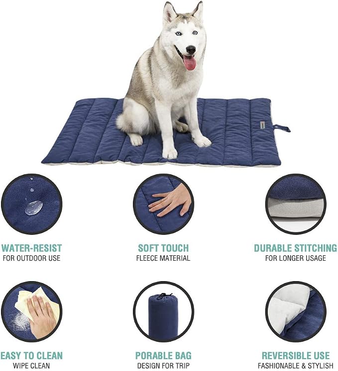 CHEERHUNTING Outdoor Dog Bed, Waterproof, Washable, Large Size, Durable, Water Resistant, Portable and Camping Travel Pet Mat - Image 7