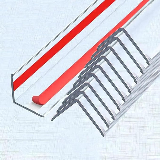 Clear Self-Adhesive Wall Corner Guards, 10 Pack, 1in x 39.5in | Walls Edge Protector, For Wall, Furniture Corner, Door, Easy to Install, For Baby by BEKWS