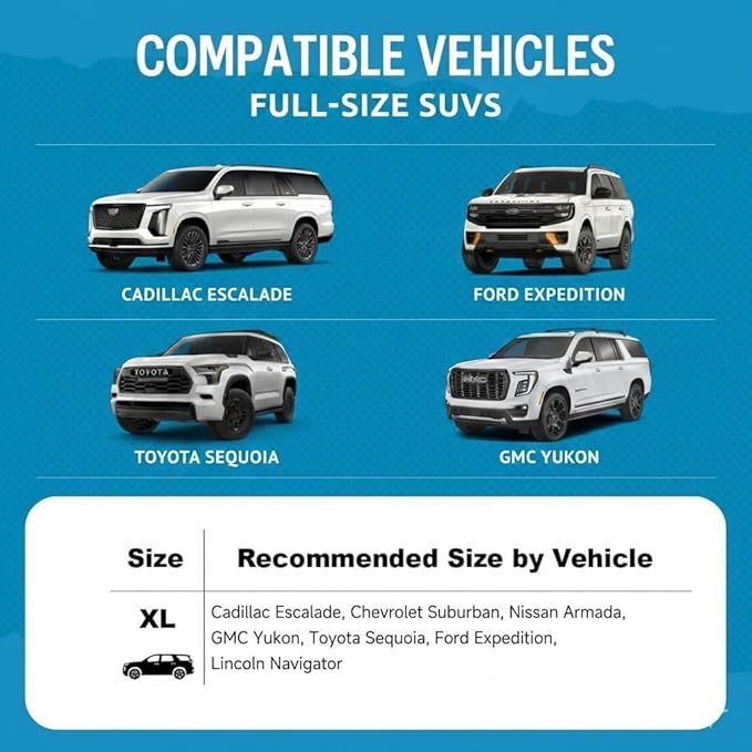 SUV Cargo Liner for Dogs,Waterproof Dog Trunk Cover for Full-Size SUVs | Waterproof PU Leather | Fits Full-Size SUVs | 19.69" Side Flaps | 19.69" Bumper Flap - Image 6