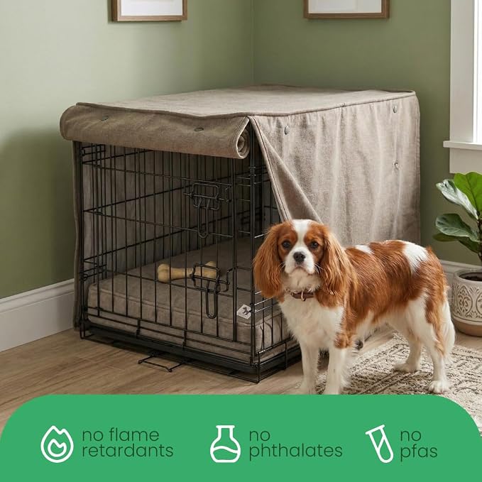 Molly Mutt Jupiter Dog Crate Cover, GOTS-Certified 100% Organic Cotton Canvas Cover for Dog or Puppy Kennel and Cage, Washable, Free of Harmful Chemicals, X-Large, Fits 42"x28"x31" Crate - Image 6