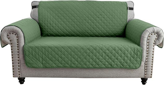 TOPCHANCES Sofa Slipcover L Shape 3pcs Reversible Sofa Cover Sectional Couch Cover 3 Seater Chaise Slip Cover with Elastic Straps for Kids Dogs Cats Pet Furniture Protector Cover by TOPCHANCES