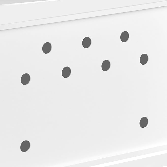 Yaheetech Cat Litter Box Enclosure, Hidden Litter Furniture, Cat Washroom, Pet Crate, Decorative Storage Bench Pet Side Table for Large Cat Kitty, White - Image 9
