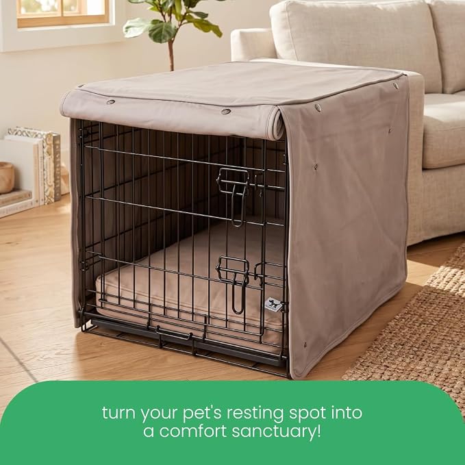 Molly Mutt Wild Horses Dog Crate Cover, 100% Cotton Canvas Cover with 2 Roll-Up Panels, Ideal for Dog or Cat Crate, Durable, Washable, and Free of Harmful Chemicals, 30" x 21" x 24" - Image 7