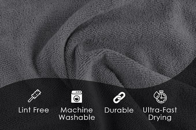 Avalon Towels Microfiber Cleaning Cloths (Value Pack of 36) - Size 16 x 16 Inches, Highly Absorbent Cleaning Rags, Lint Free, Reusable and Washable, Microfiber Towels for Cars - Image 7