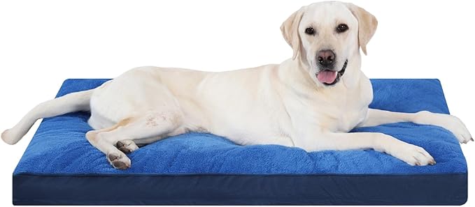 NUPIDA Waterproof XL Extra Large Dog Crate Bed with Washable Cover, 41x27 | TPU Waterproof Layer, Easy Clean Cover, Soft Plush Surface, Durable Oxford fabric, Non-Slip Bottom, For Large Breeds ≤80lbs by NUPIDAPet%E2%80%99sHome