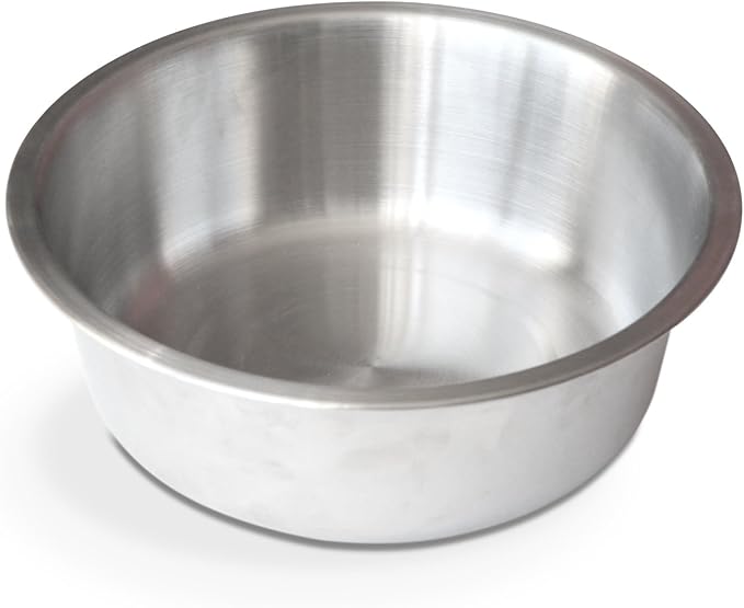 PetFusion Premium 304 Food Grade Stainless Steel Dog & Cat Bowls. Cat Bowls Shallow & Wide for Relief of Whisker Fatigue, 56-Ounce, Stainless by PetFusion