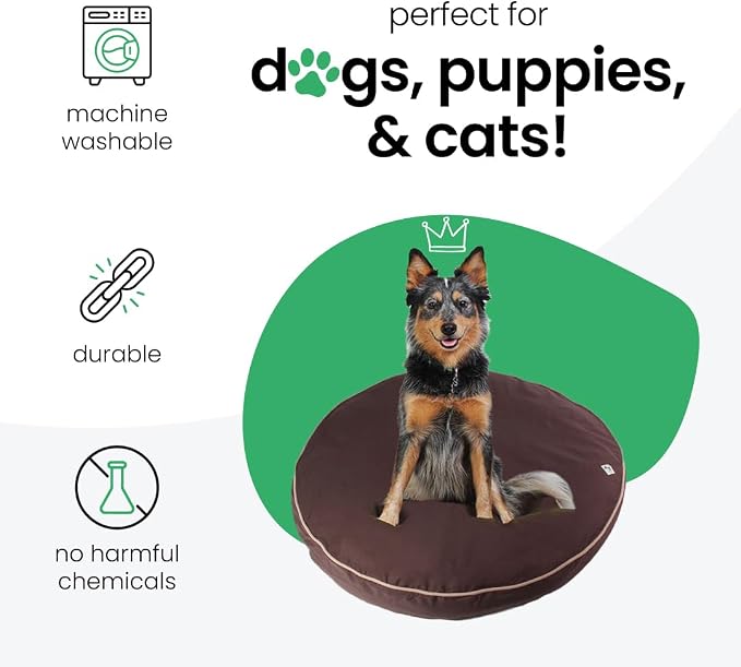 Molly Mutt Dog Bed Cover - Landslide Print - Measures 42” x 5’’ - 100% Cotton - Durable - Breathable - Sustainable - Machine Washable Dog Bed Cover - Image 3