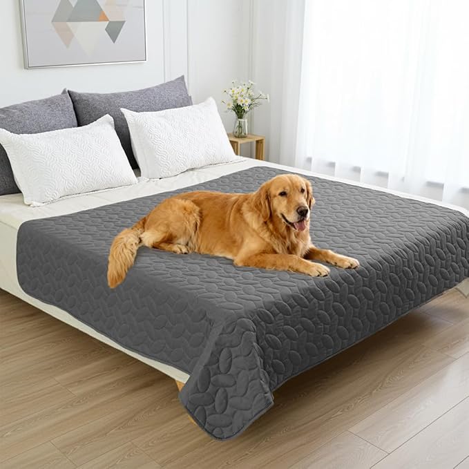 Ameritex Pet Bed Cover Dog Bed Blanket for Sofa and Furniture Waterproof New Pattern Design (40x50 Inch, Dark Grey) - Image 6
