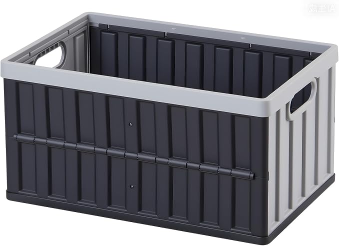 VEVOR Plastic Collapsible Storage Bins with Lids, 65L 3 Packs, Stackable Folding Storage Crates with Handles, Holds 84 lbs Per Bin, Heavy Duty Containers, Space-Saving Baskets, for Home Organizing - Image 9
