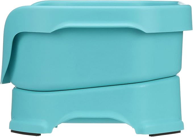 Neater Pet Brands Neater Feeder Deluxe Mess Proof Dog Bowls Elevated for Small Dogs Under 19 lbs, Made in USA, No Spill Raised Dog Food Bowl Stand Feeding Station, Food and Water Bowl Set, Aquamarine - Image 8