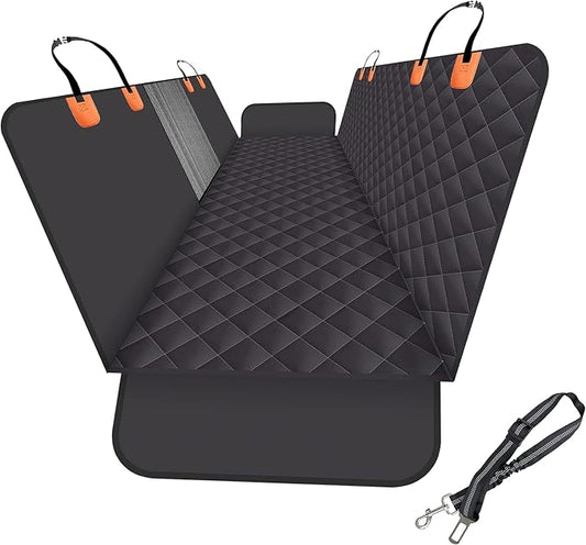 GXT Dog Back Seat Cover Protector for Cars SUV and Trucks with Mesh Window, Scratchproof Nonslip and Waterproof Material by GXT