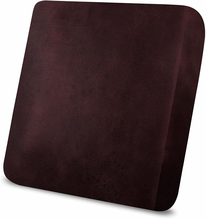 molasofa Leather Like Couch Cushion Covers Sofa Slipcovers Sets Couches Furniture Protector Covers for Sectional Armchair Loveseat Stretch Spandex Fabric, Machine Washable (1 Cushion Armchair, Red) by Molasofa
