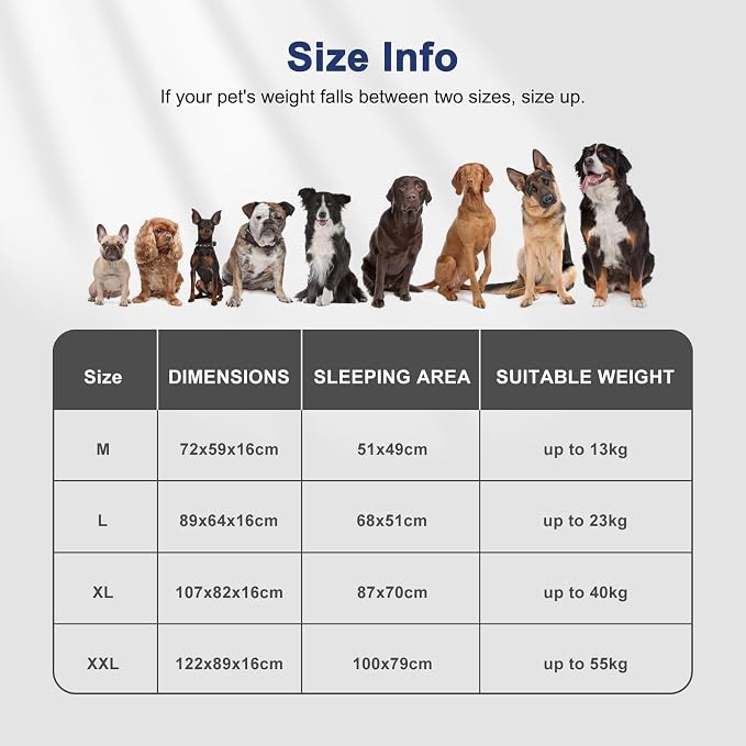 FURTIME Orthopedic Large Dog Bed, XL Waterproof Dog Beds, 42x35x6.5 Supportive Foam Pet Couch Bed with Removable Washable Cover and Nonskid Bottom - Image 7