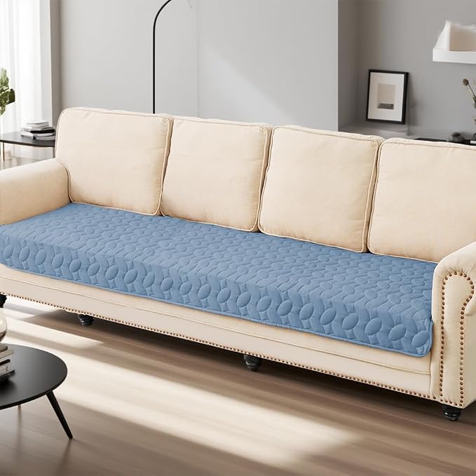 Ameritex Waterproof Pet Bed Cover Anti-Slip Dog Bed Blanket for Sofa and Furniture Waterproof New Pattern Design (Lightblue, 30x80 Inch (Pack of 1)) - Image 6