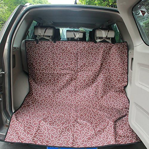 Dog Cargo Liner Cover - Car Boot Liner Protector Waterproof - Pet Seat Cover Universal for Car SUV Truck Jeeps Vans - Multifunctional Beach Blanket Picnic Mat Brown by HONCENMAX