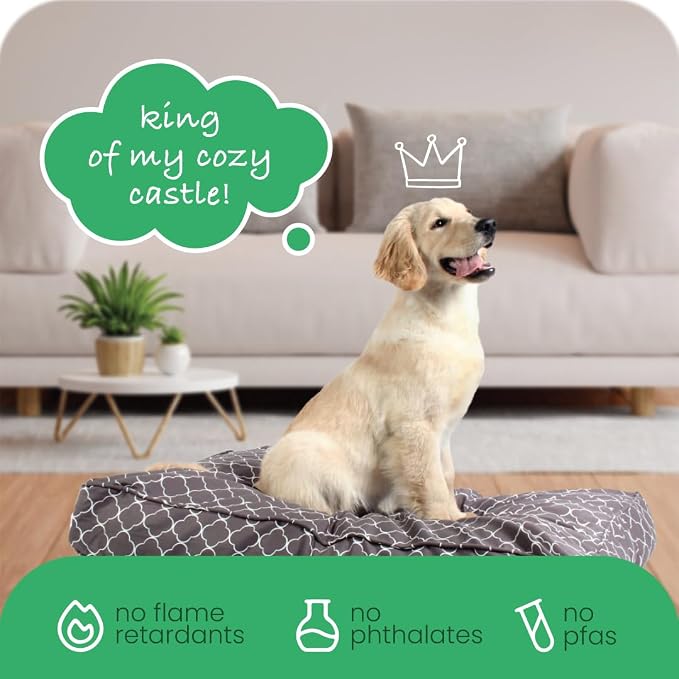 Molly Mutt Small Dog Bed Cover - Clark Gable Print - Measures 22”X27”X5’’ - 100% Cotton - Durable - Breathable - Sustainable - Machine Washable Dog Bed Cover (Dd70a) - Image 6