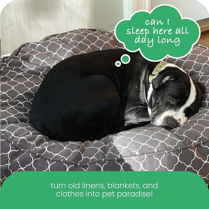 Molly Mutt Medium to Large Dog Bed Cover - Clark Gable Print - Measures 36” x 5’’ - 100% Cotton - Durable - Breathable - Sustainable - Machine Washable Dog Bed Cover - Image 7