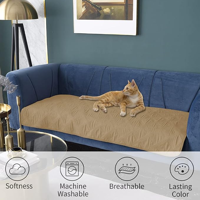 Ameritex Waterproof Dog Bed Cover Pet Blanket with Anti-Slip Back for Furniture Bed Couch Sofa - Image 6