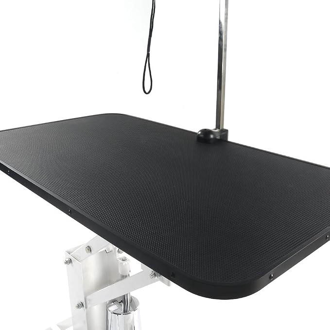 Bonnlo 42.5 inch Hydraulic Dog Grooming Table, Professional Heavy Duty Grooming Table for Dogs, Trimming Table Drying Table w/Arm/Noose - Image 2