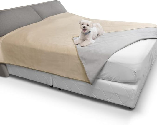 Paw Inspired Washable, Leakproof Couch Cover for Dogs, Pets, Adults | Pet Hair-Resistant, Reversible Protector Blanket for Sofa, Furniture or Bed (California King, King, Queen, Full, Twin Size) | Pet Hair Resistant, Leakproof Furniture Cover for Sofa o... by HOME