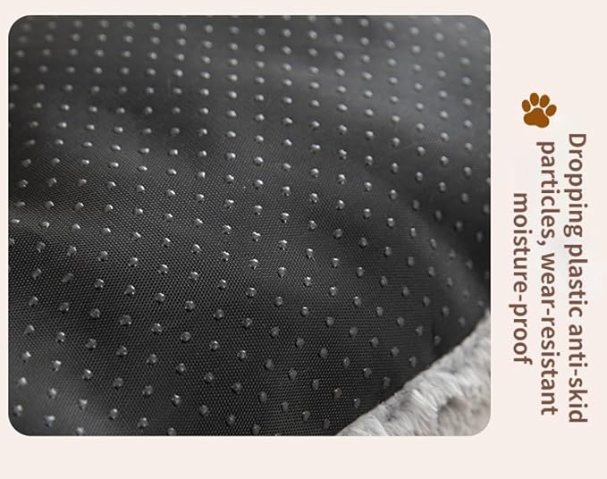 Dog Bed for Crate, Washable Mats for Sleeping, Soft and Fluffy, with Anti-Slip Bottom, Warm Dog Beds for Small Medium Large Dogs Cats Puppy Kitten (Peach Pink,XX-Large) - Image 8