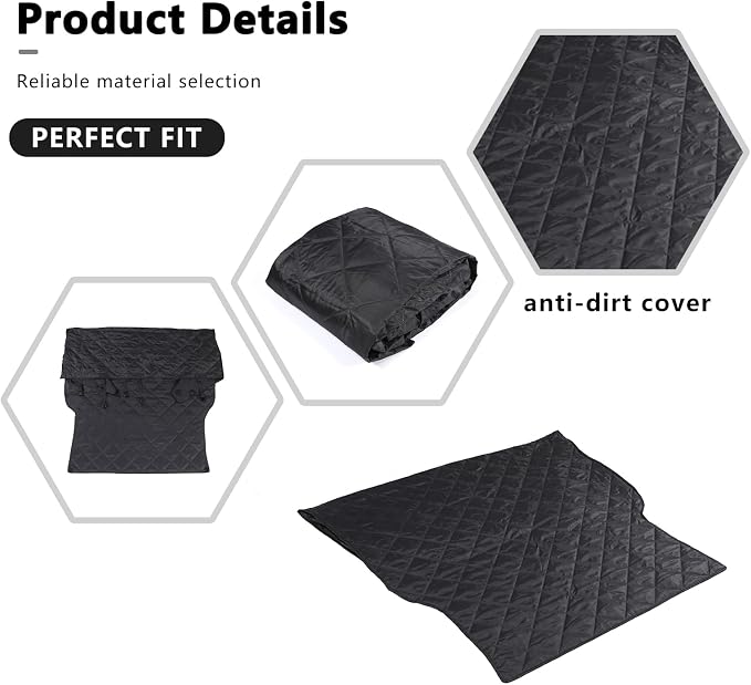 HAPPYHORSE Pet Dog Trunk Cargo Liner Compatible with Subaru Outback 2020-2025，Cargo Cover Waterproof and Non-Slip Dog seat Cover Cargo Liner Area Protector Cover (Subaru Outback 2020-2025 (A)) - Image 7