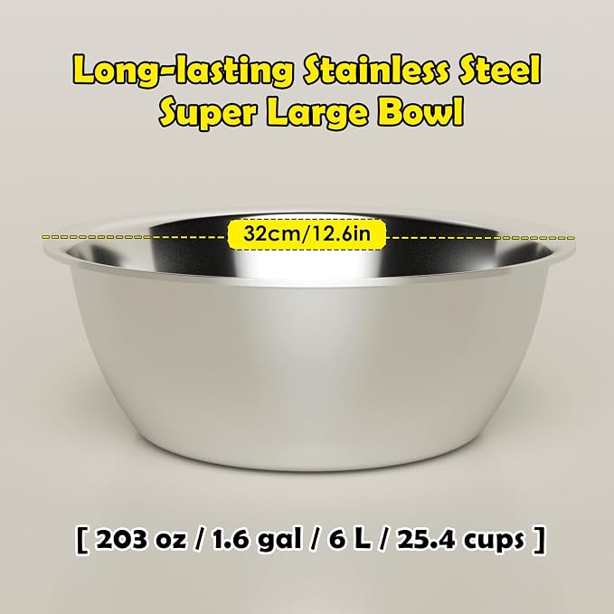 SHAINFUN 203oz Elevated Dog Water Bowl for Large Dogs with mat, Adjustable Height 10-17.8in, Tall Raised Dog Water Stand - Image 6