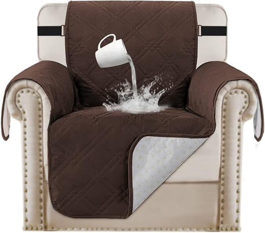 Turquoize 100% Waterproof Couch Cover - Pets & Kids Chair Protector, Non-Slip Sofa Cover for Dogs, Cats by Turquoize