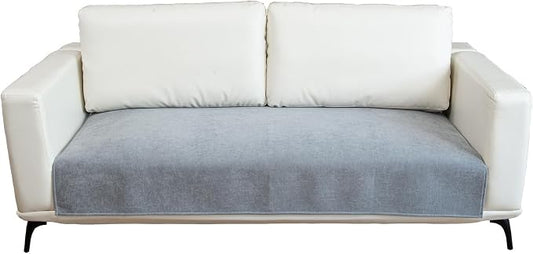 Couch Cover Sectional Couch Covers Non Slip Sofa Covers Washable for 3 Cushion Couch L Shaped Couch Protector Sofa Slipcovers for Kids Dogs Pets,Chenille,Light Gray,36''x70''(Only 1 Piece) by TAOMOCASTL