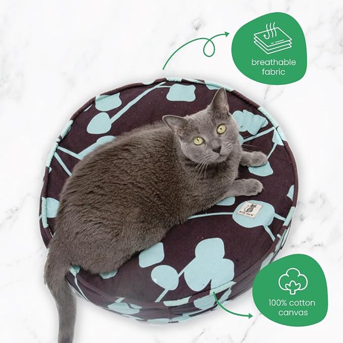 Molly Mutt Petite Dog Duvet Cover - Round - Your Hand in Mine Print - Measures 20’’ x 4’’ - 100% Cotton - Durable - Breathable - Sustainable - Machine Washable Dog Bed Cover - Pre-Shrunk - Image 4