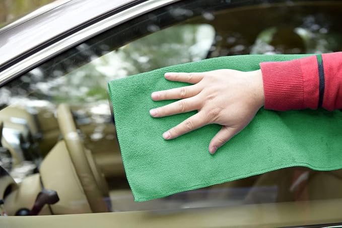 Avalon Towels Microfiber Cleaning Cloths (Value Pack of 48) - Size 16 x 16 Inches, Highly Absorbent Cleaning Rags, Lint Free, Reusable and Washable, Microfiber Towels for Cars - Image 5
