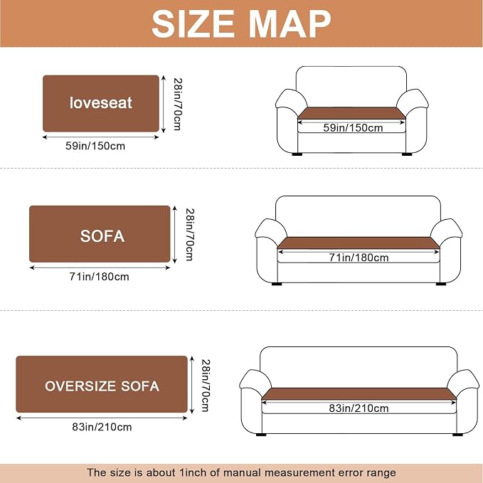 Waterproof Dog Couch Cover, Non Slip Pet Sofa Protector, Thick Fuzzy Couch Cover for Dogs, Machine Washable Furniture Protector, Scratch Resistant Pet Couch Mat(Light Coffee, 28" x 71"/70 x 180cm) - Image 2