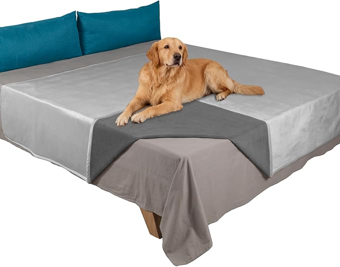 Ameritex Pet Bed Blanket Reversible 100% Waterproof Velvet Super Soft for Sofa and Bed by Ameritex
