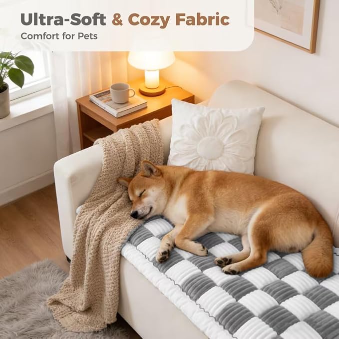 Couch Covers for Dogs, Washable Sofa Couch Cover for Pet, Couchs Covers for Cushion Sofa Pet Friendly, Non Slip Sofa Cover (27.6''*59.06''/70 x 150cm) Thickened Version - Image 3