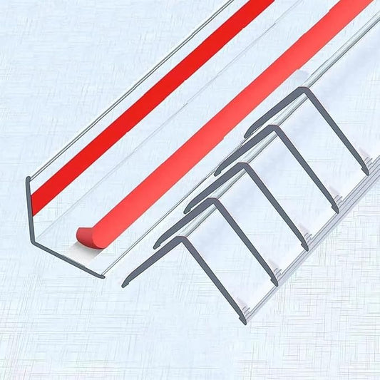 Clear Self-Adhesive Wall Corner Guards, 6 Pack, 1in x 39.5in | Walls Edge Protector, For Wall, Furniture Corner, Door, Easy to Install, For Baby by BEKWS