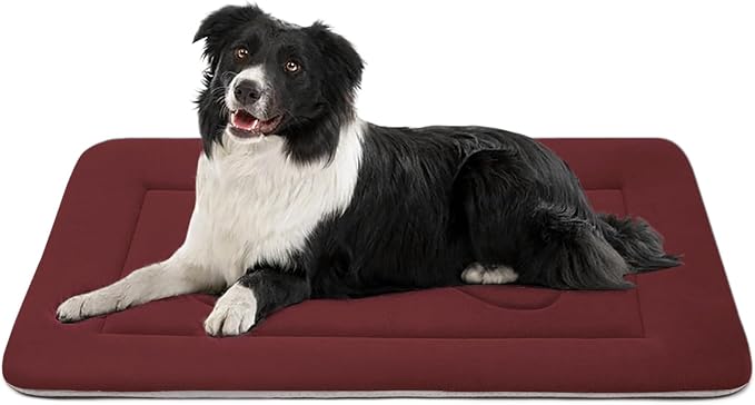 Medium Dog Bed Crate Mat 36 in Non-Slip Washable Soft Mattress Kennel Pads by JoicyCoDogBeds