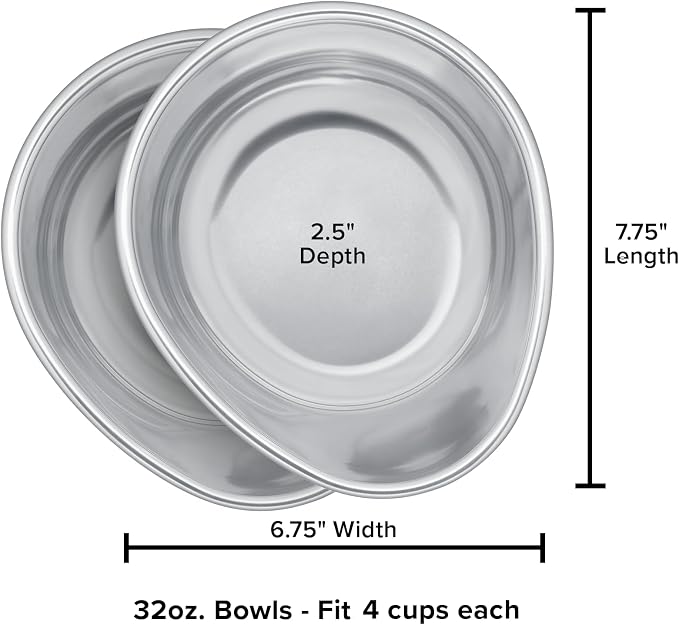 WeatherTech Extra Single Bowl - 32 oz, Stainless Steel (81BOWL32) - Image 4