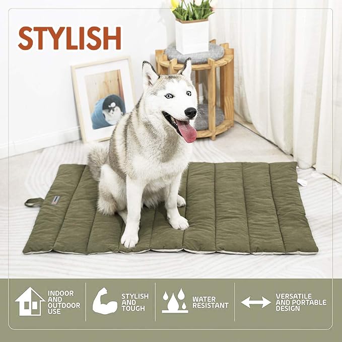 CHEERHUNTING Outdoor Dog Bed, Waterproof, Washable, Large Size, Durable, Water Resistant, Portable and Camping Travel Pet Mat - Image 6