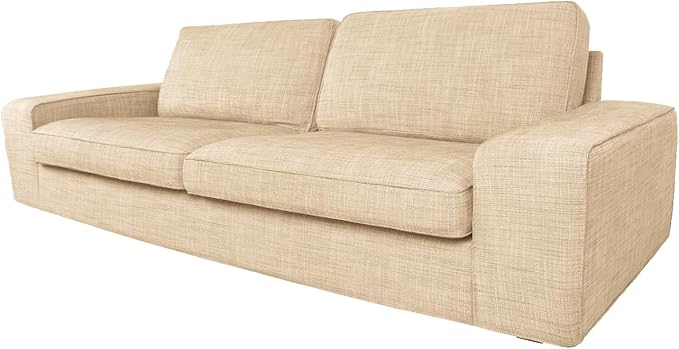 Couch Cover for IKEA Kivik 3 Seat 89.75in Sofa, Sofa Slipcover, S-3 by CRIUSJADECOR