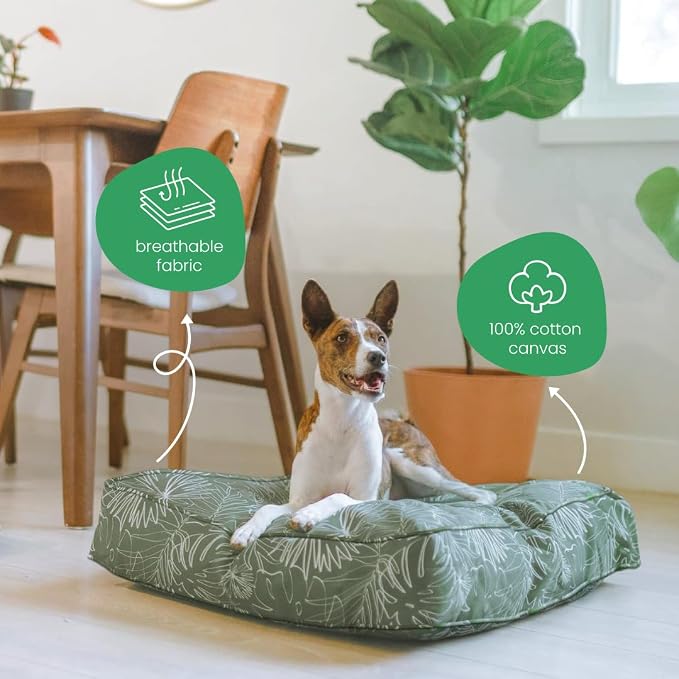 Molly Mutt Panama Dog Bed Duvet Cover, 100% Cotton Canvas Cover for Dog, Puppy, or Cat Bed, Durable, Washable, and Free of Harmful Chemicals, Medium/Large, 27"x36"x5" - Image 4