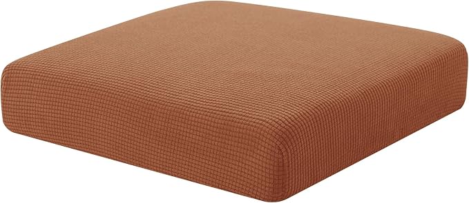 Hokway Couch Cushion Covers Stretch Cushion Covers Sofa Seat Cushion Slipcover Cushion Protector(Brick, Small) by Hokway