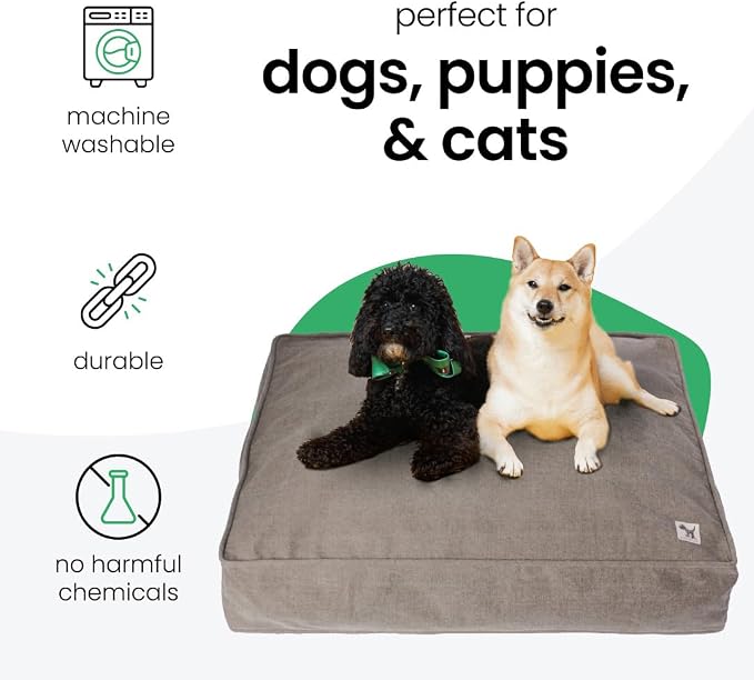 Molly Mutt Jupiter Dog Bed Duvet Cover, GOTS-Certified 100% Cotton Canvas Cover for Dog, Puppy, or Cat Bed, Durable, Washable, and Free of Harmful Chemicals, Huge, 36"x45"x5", Brown - Image 3