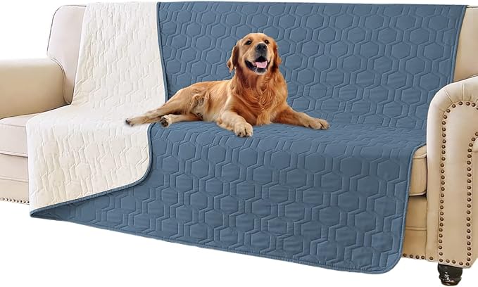 Tcksstex Waterproof and Anti-Slip Dog Bed Cover and Pet Blanket Sofa Pet Bed Mat ，car Incontinence Mattress Protectors Furniture Couch Cover for Most Cats Dogs, Pets by TcksstexFauxFurDogBedCover