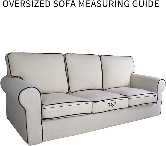 PureFit Reversible Quilted Couch Covers for Dogs Oversized Sofa Cover 78” | Gray/Gray, Water Resistant Couch Protector, Washable Pet Couch Cover with Non Slip and Elastic Straps For Kids - Image 6