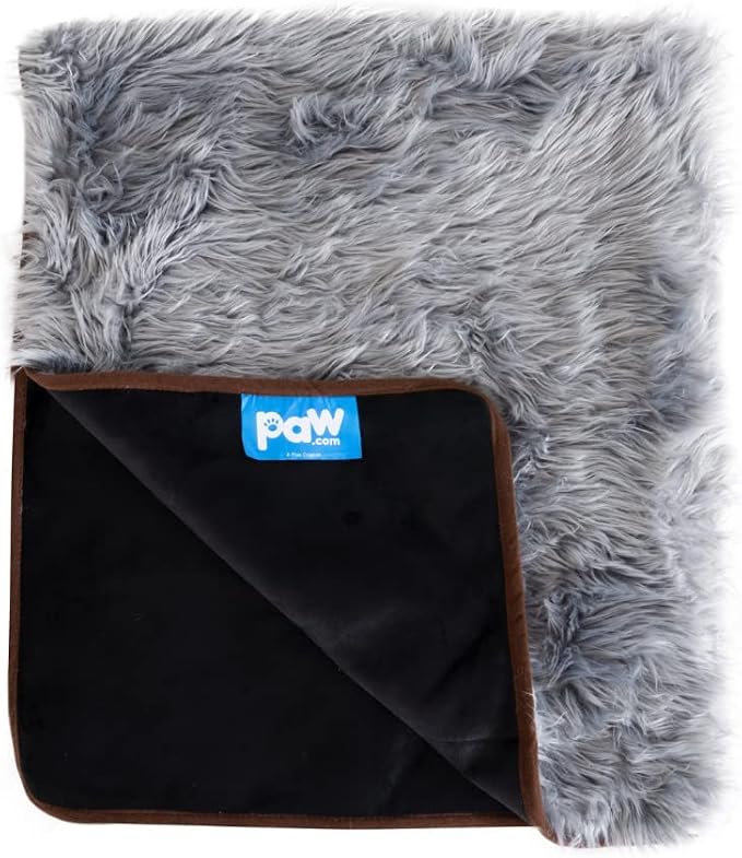 PAW BRANDS PupProtector Waterproof Throw Blanket, Charcoal Grey, 80x62 | Waterproof, machine washable — protects couches, beds & car seats - Image 7