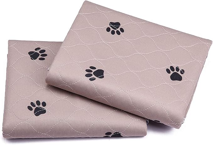 Washable Dog Pee Pads with Puppy Grooming Gloves,Puppy Pads,Reusable Pet Training Pads,Large Dog Pee Pad,Waterproof Pet Pads for Dog Bed Mat,Super Absorbing Whelping Pads - Image 4
