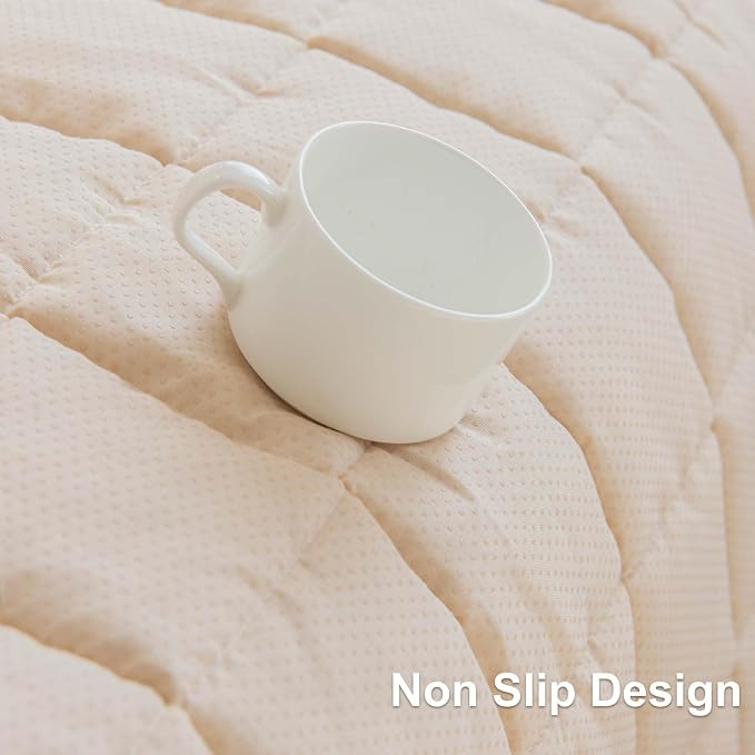Couch Cover for Dogs Washable, Non Slip Sofa Covers for Pets 3 Cushion Couch Sofa, Sectional Slipcover Furniture Protector (1 PCS 27.5"x70" White) - Image 5